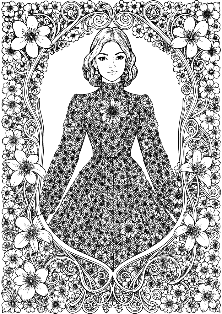 Art Nouveau Lady