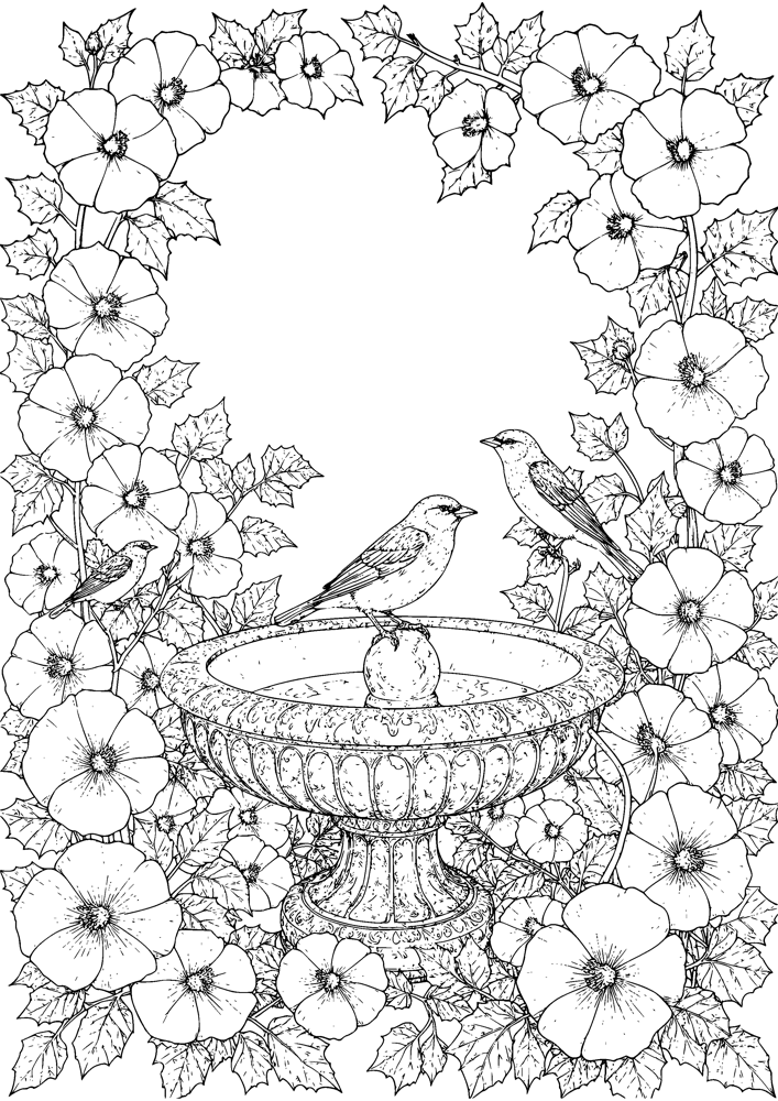 Birdbath Afternoon