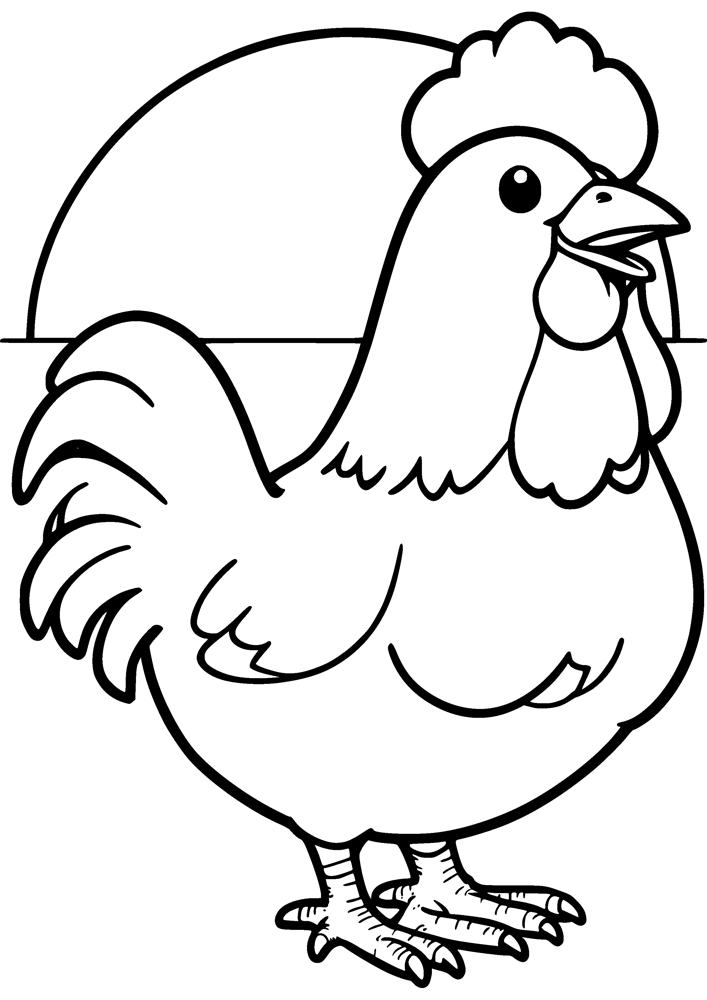 Cheerful Rooster