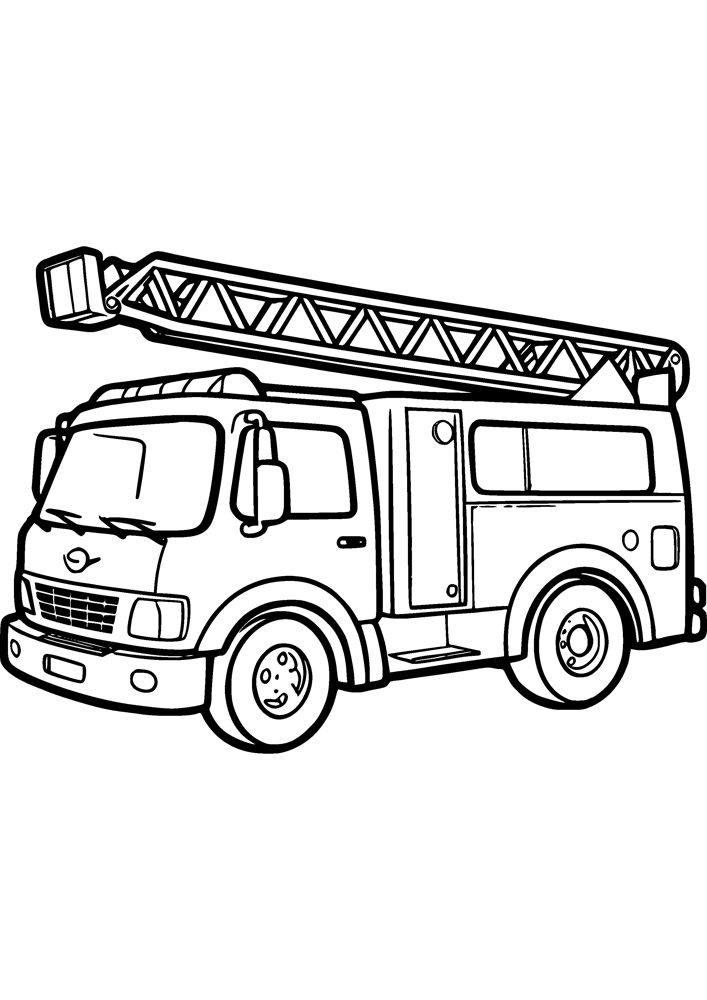 Fire Truck with Ladder