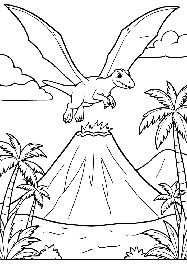 Flying Pterosaur