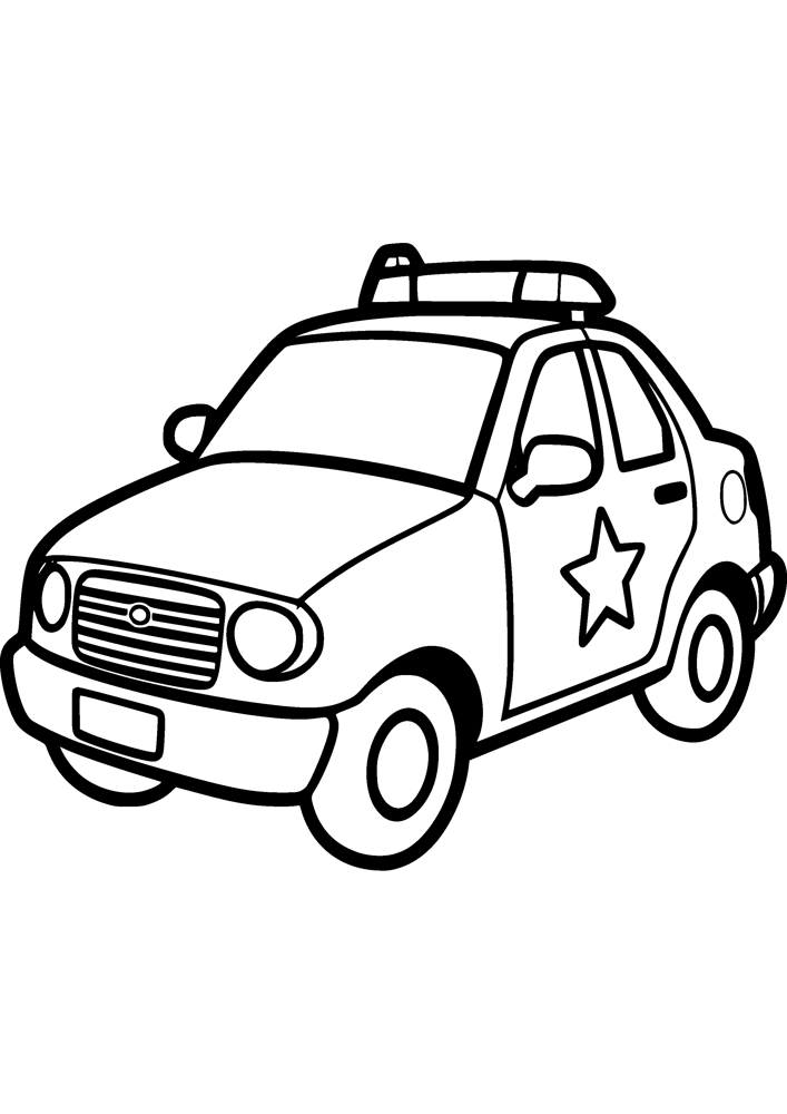 Friendly Police Car