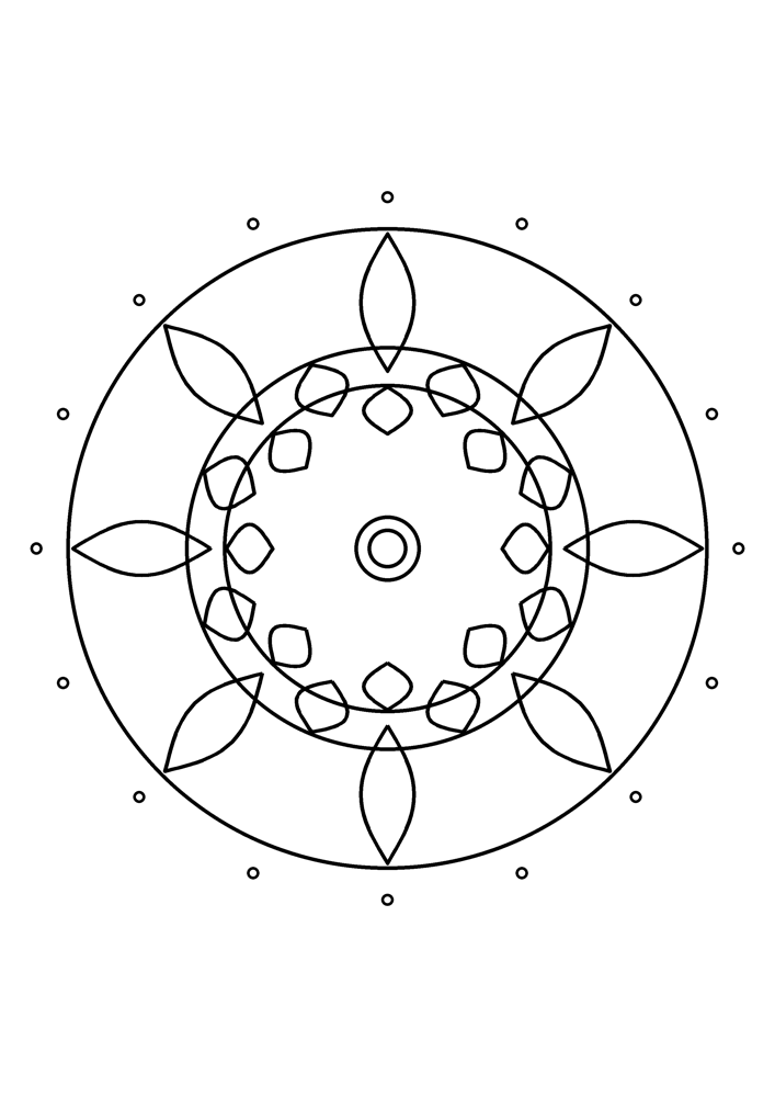 Mandala Coloring Page #19