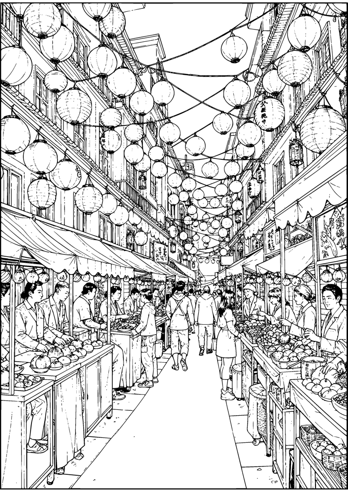 Night Market Lanterns