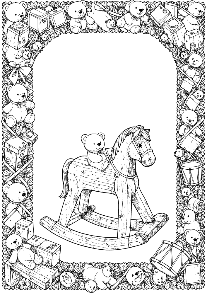 Rocking Horse and Toys