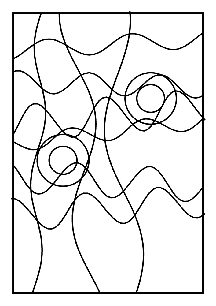 Stained Glass Coloring Page #9