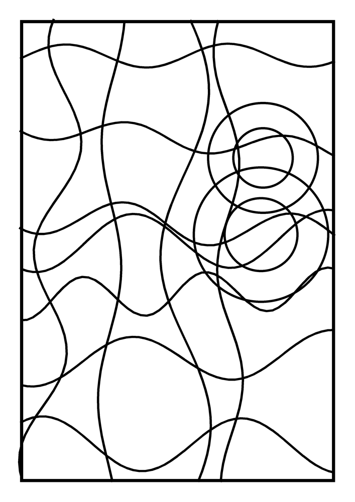 Stained Glass Coloring Page #10