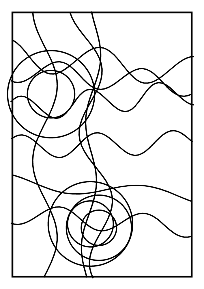 Stained Glass Coloring Page #11