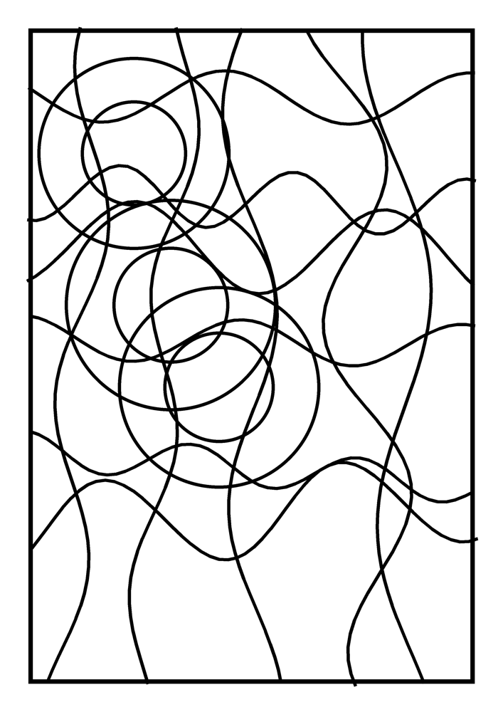 Stained Glass Coloring Page #12