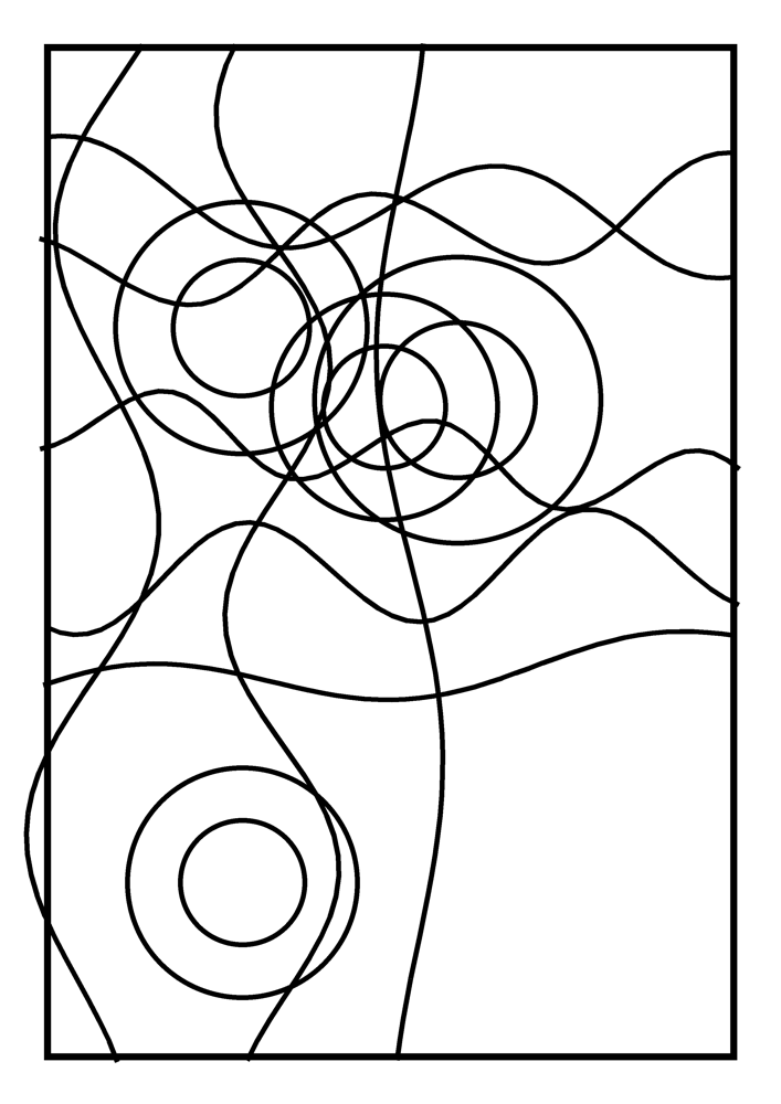 Stained Glass Coloring Page #14