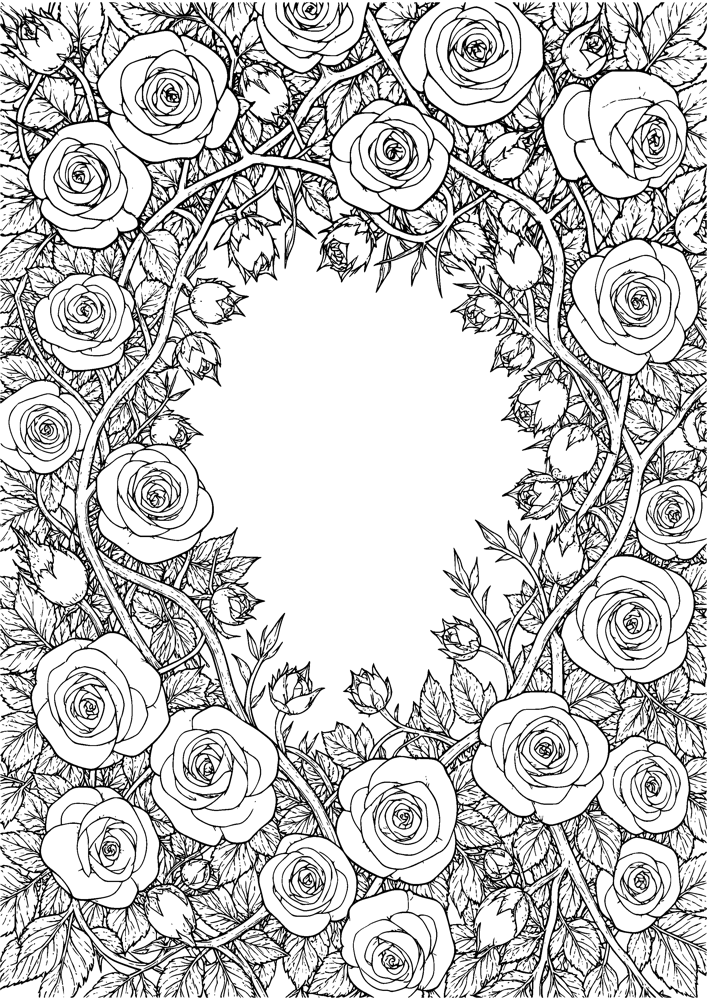Wild Rose Tangle