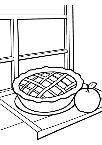 Apple Pie on the Windowsill