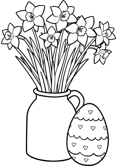 Daffodils and Egg