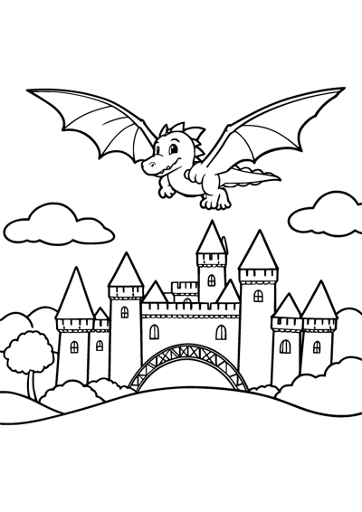 Dragon and Castle