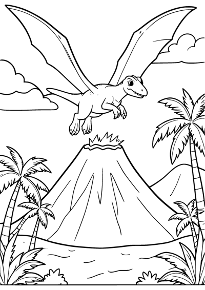 Flying Pterosaur