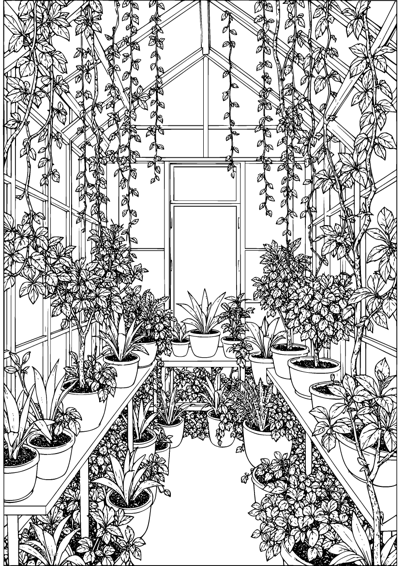 Greenhouse Morning