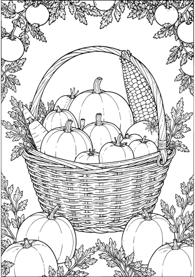 Harvest Vegetable Basket