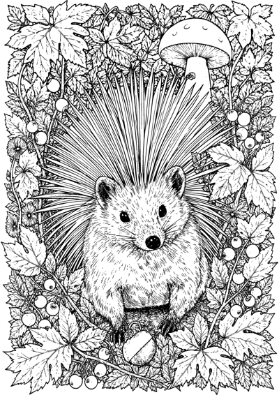 Hedgehog Picnic