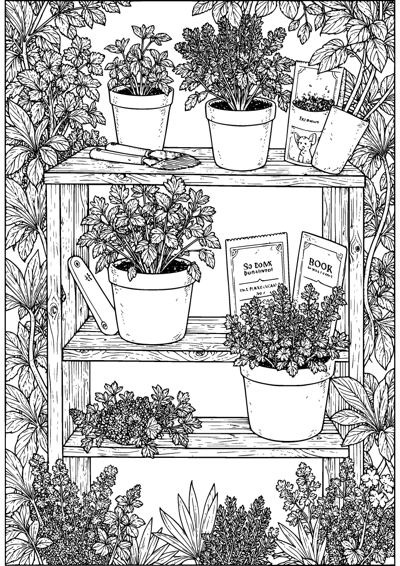 Herb Garden Shelf