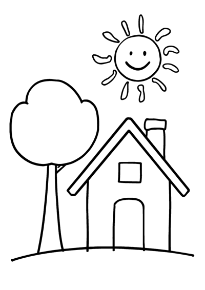 Little House and Sun