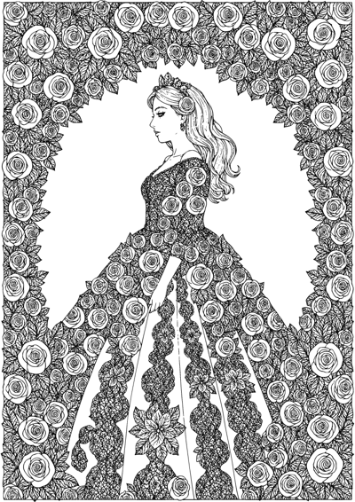 Gown of Roses