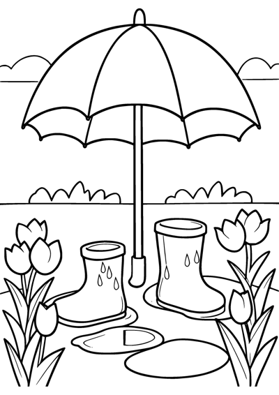 Spring Umbrella