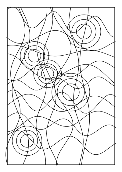 Stained Glass Coloring Page #13