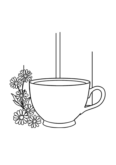 Teacup and Daisies