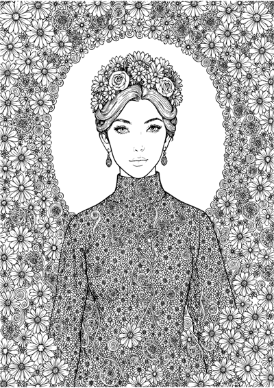 Flower Crown Lady